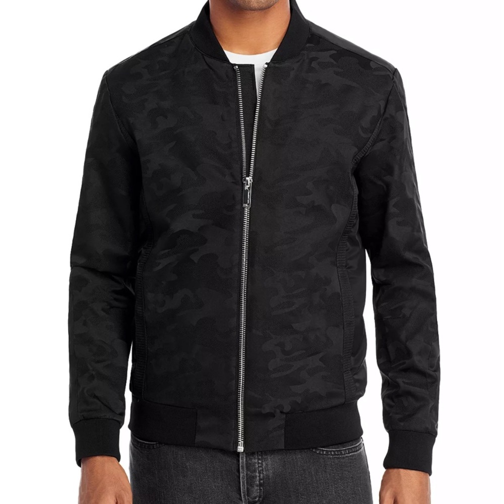 XL- BLK- KARL LAGERFELD PARIS Bomber Jacket (NWT)
